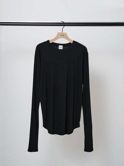 COTTON RIB LONG TEE /Y244-81090-4