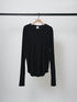 【 予約:6月中旬 】COTTON RIB LONG TEE / Y263-81105