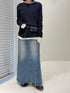【予約:1月下旬】COTTON RIB LONG TEE /Y244-81090-6