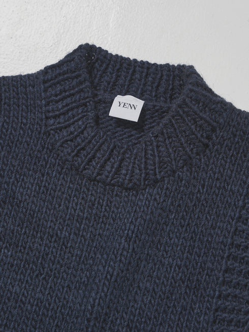 LOOP HAND KNIT VEST / Y244-98110