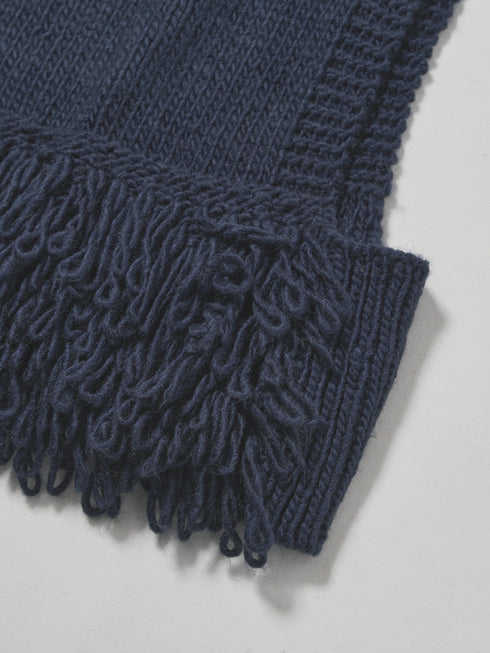 LOOP HAND KNIT VEST / Y244-98110