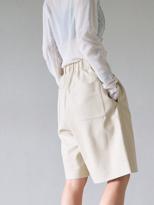 FAUX LEATHER HALF PT /Y251-31008