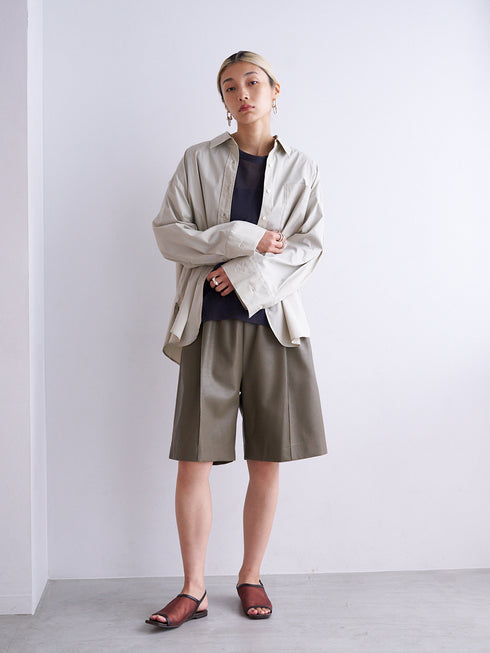 FAUX LEATHER HALF PT /Y251-31008