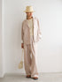 LINEN MIX PAJAMA PT /Y251-31012