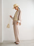 LINEN MIX PAJAMA PT /Y251-31012