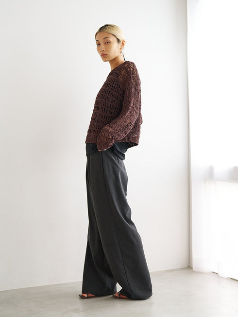 LINEN MIX PAJAMA PT /Y251-31012