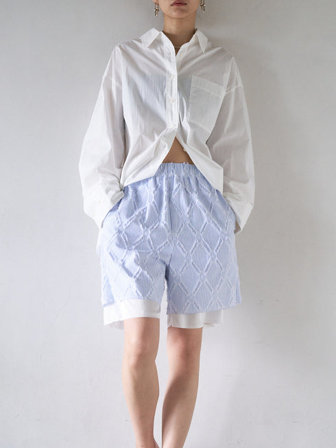 STRIPE JQ SHORT PT /Y251-38006