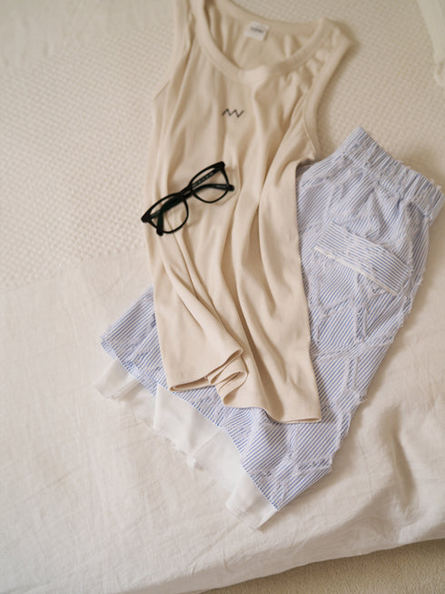 STRIPE JQ SHORT PT /Y251-38006