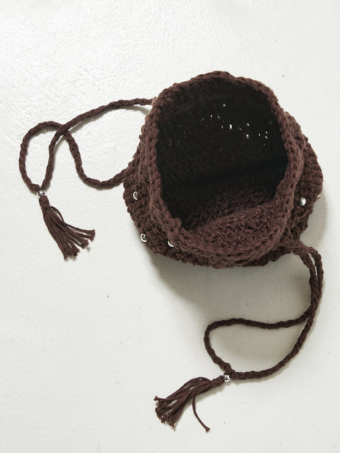 HAND KNIT POUCH /Y251-08019