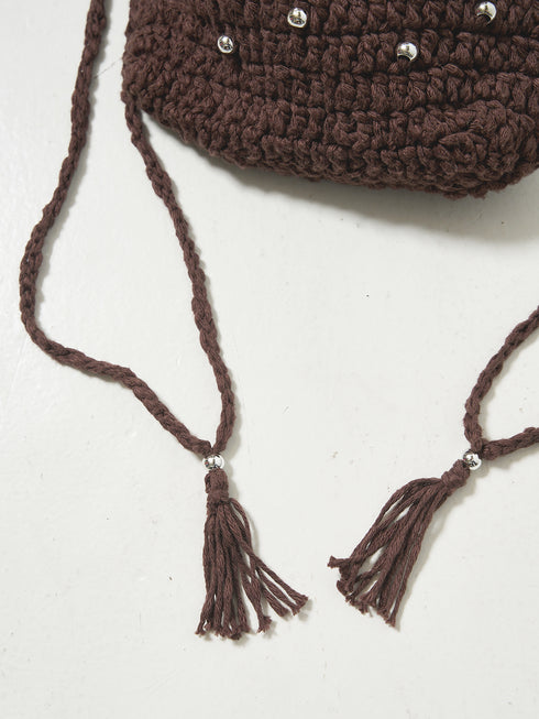 HAND KNIT POUCH /Y251-08019