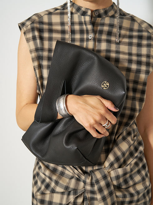 LEATHER FOLDABLE BAG /Y252-01059