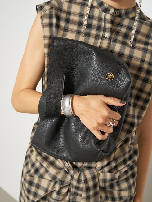 LEATHER FOLDABLE BAG /Y252-01059