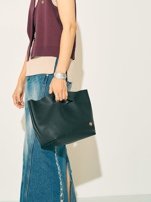 LEATHER FOLDABLE BAG /Y252-01059