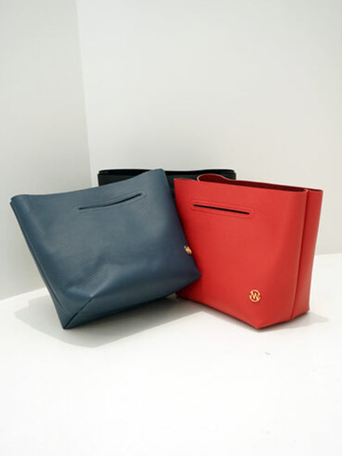 LEATHER FOLDABLE BAG /Y252-01059