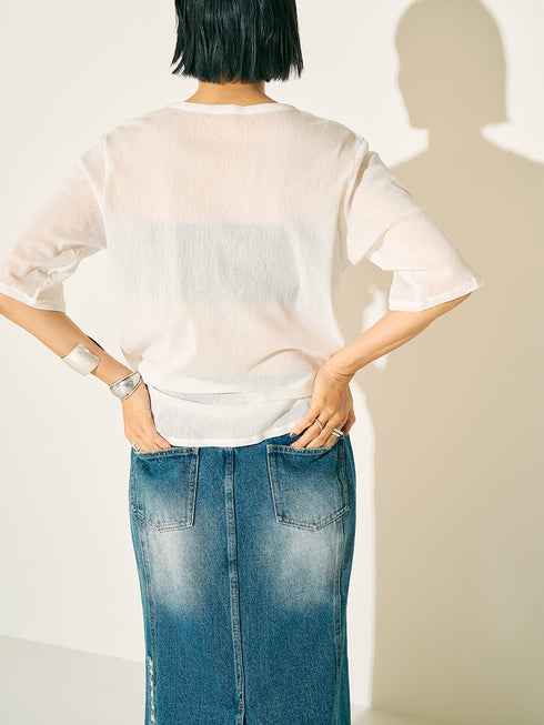 DENIM MERMAID SK /Y252-21052