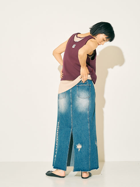 DENIM MERMAID SK /Y252-21052