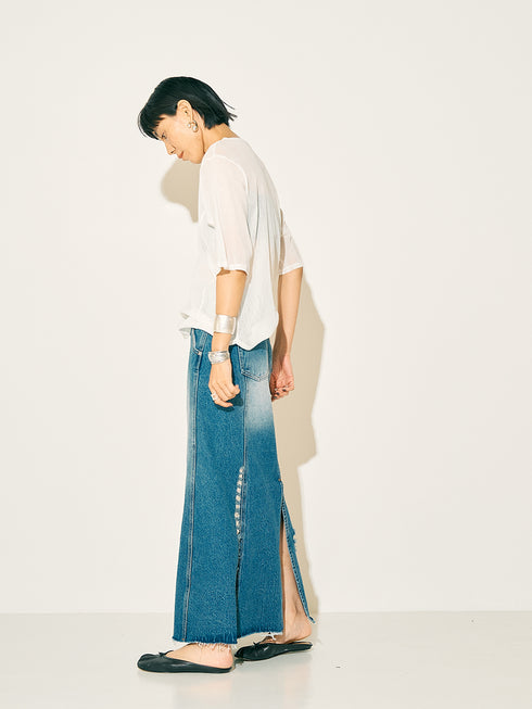 COTTON TULLE TEE /Y252-82038