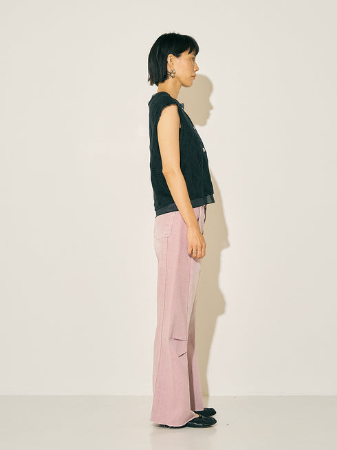 KNEE TUCK DENIM PT /Y252-31054