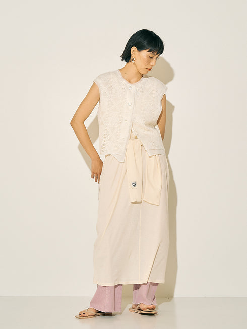 KNEE TUCK DENIM PT /Y252-31054