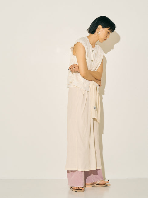 KNEE TUCK DENIM PT /Y252-31054