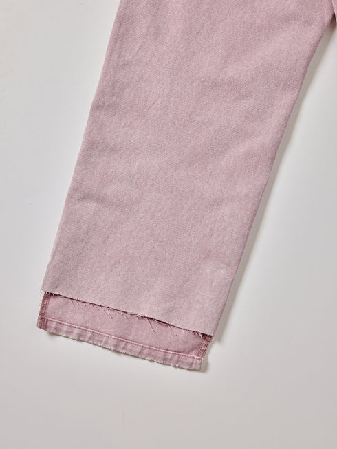 【 予約:4月上旬】HIGH RISE TUCK WIDE PANTS / PINK /Y252-31064-4