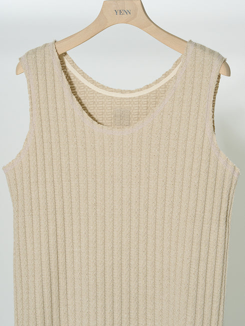 CUT OFF RIB TANKTOP /Y252-81037