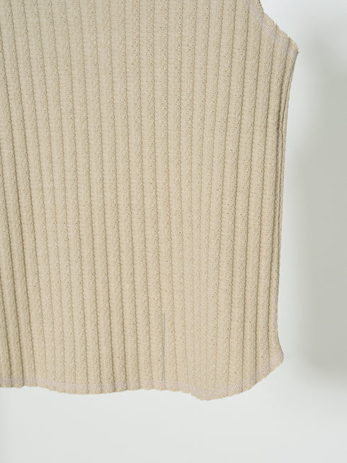 CUT OFF RIB TANKTOP /Y252-81037