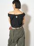 CUT OFF RIB TANKTOP /Y252-81037