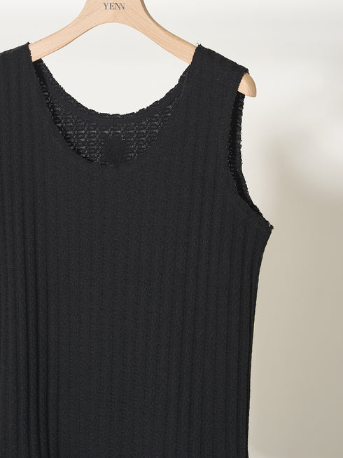 CUT OFF RIB TANKTOP /Y252-81037