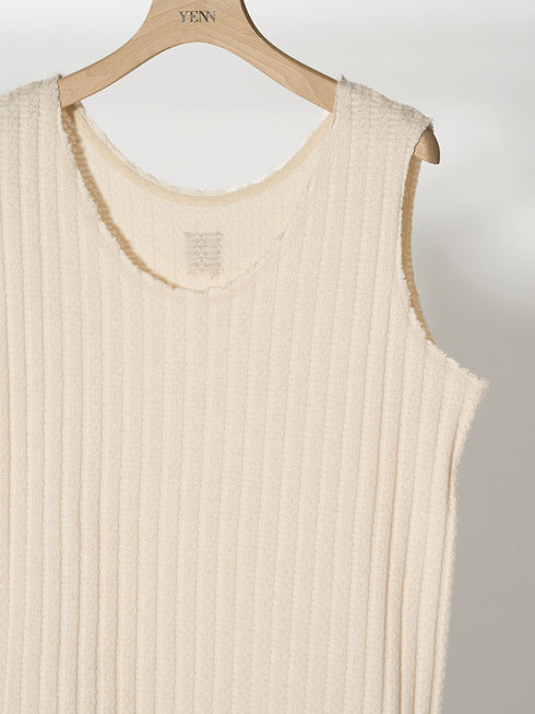 CUT OFF RIB TANKTOP /Y252-81037