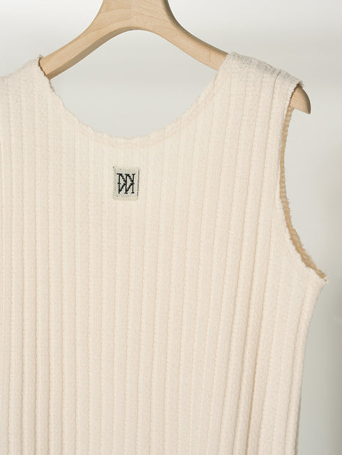 CUT OFF RIB TANKTOP /Y252-81037