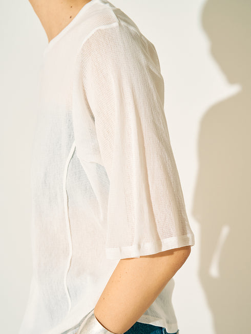 COTTON TULLE TEE /Y252-82038