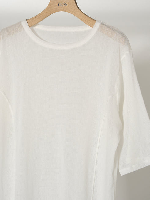 COTTON TULLE TEE /Y252-82038