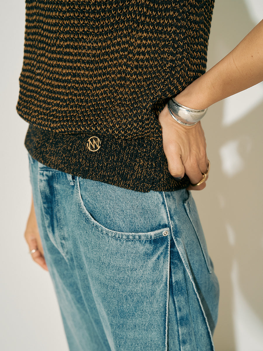 【YENN】PADDING NECK KNIT[Y252-92040] オフ PADDING NECK KNIT /Y252-92040 – PERSON&PEOPLE ONLINE STORE