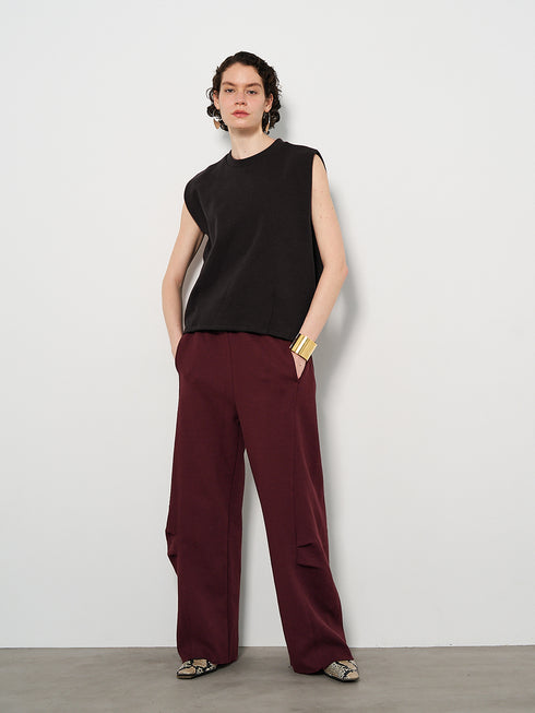 KNEE TUCK SWEAT PT /Y253-31078-2