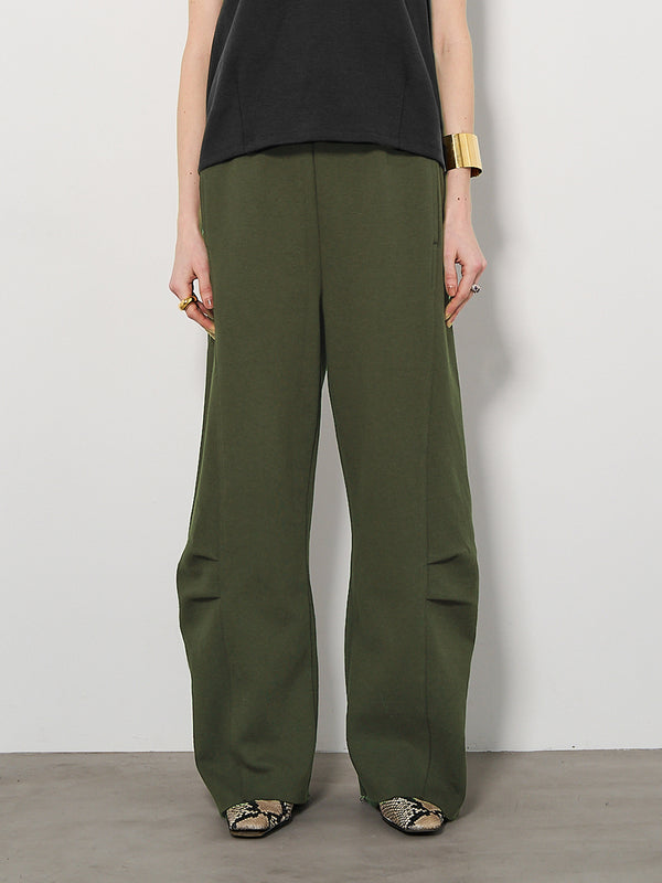 【 予約:10月中旬〜下旬 】KNEE TUCK SWEAT PT /Y253-31078-2