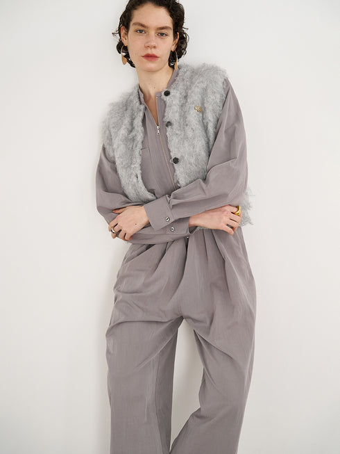 ZIP UP JUMPSUIT /Y253-31086