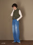 HIGH RISE TUCK WIDE PANTS /Y253-31101