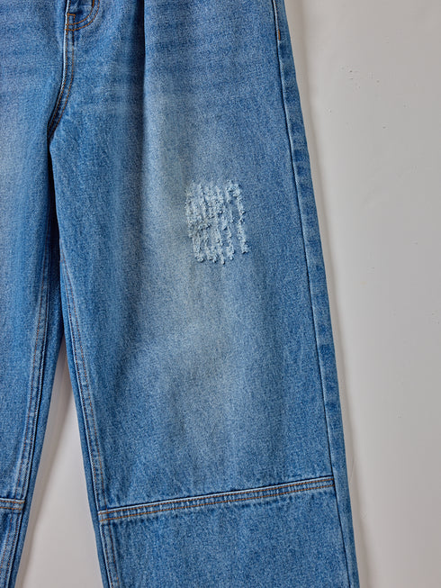 HIGH RISE TUCK WIDE PANTS /Y253-31101