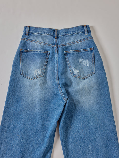 HIGH RISE TUCK WIDE PANTS /Y253-31101