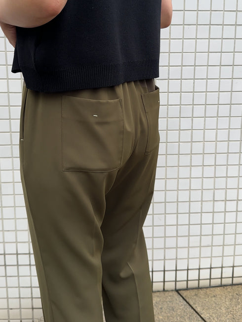 【 予約:4月下旬 】SIDE SLIT SLACKS /Y262-31039