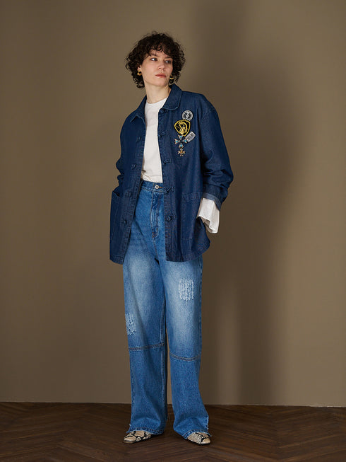 DENIM CHINA SHIRT JK /Y253-42100