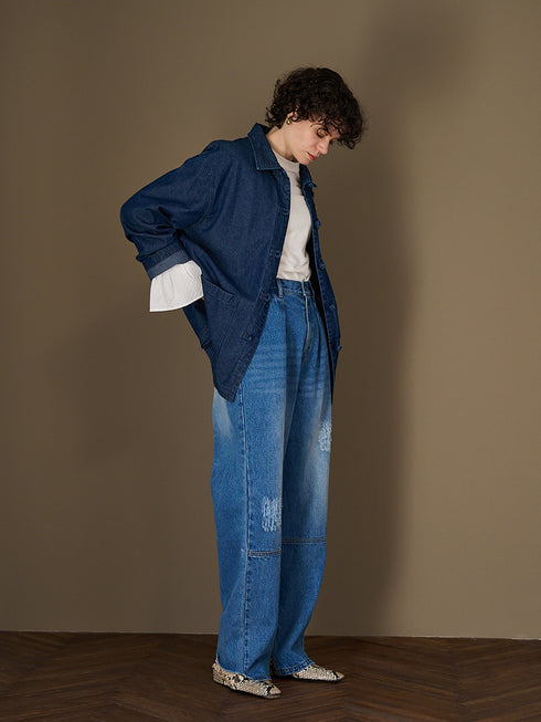 DENIM CHINA SHIRT JK /Y253-42100