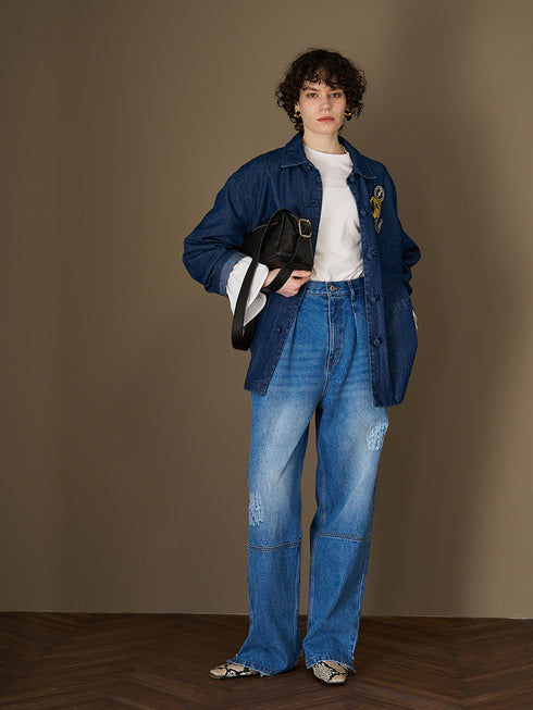 DENIM CHINA SHIRT JK /Y253-42100