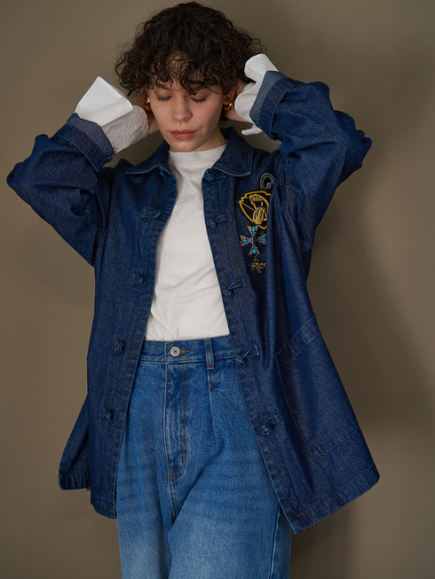 DENIM CHINA SHIRT JK /Y253-42100