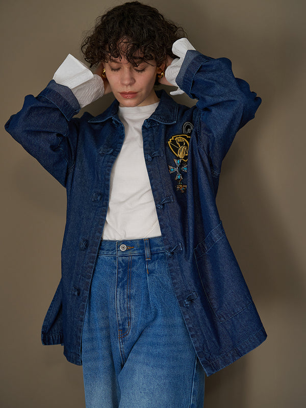 DENIM CHINA SHIRT JK /Y253-42100