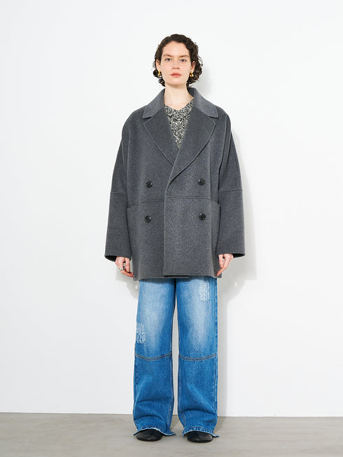 DOUBLE FACE PEA COAT /Y253-71090