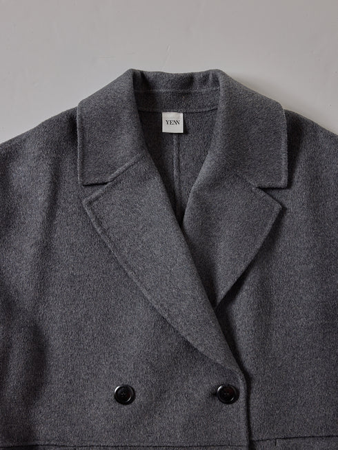 【 予約:9月中旬 】DOUBLE FACE PEA COAT /Y253-71090