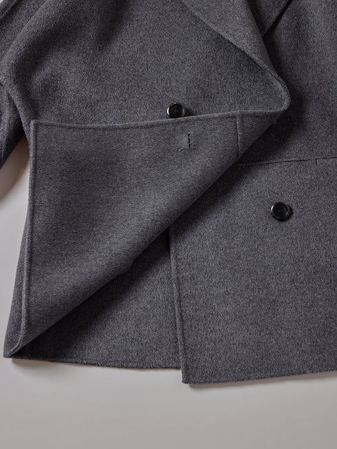 【 予約:9月中旬 】DOUBLE FACE PEA COAT /Y253-71090