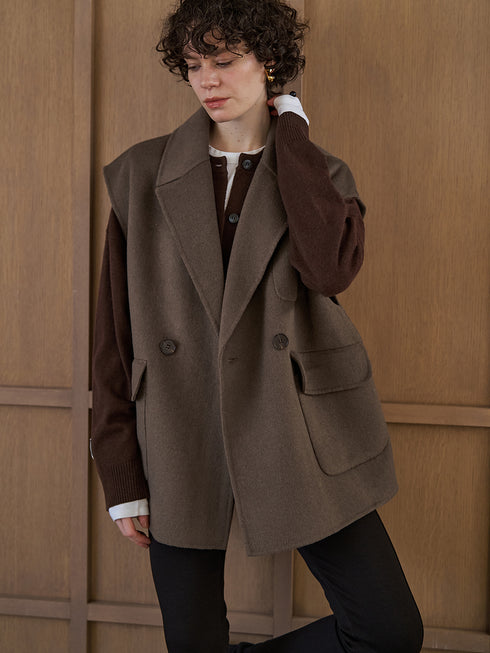 DOUBLE FACE VEST JK /Y253-41089